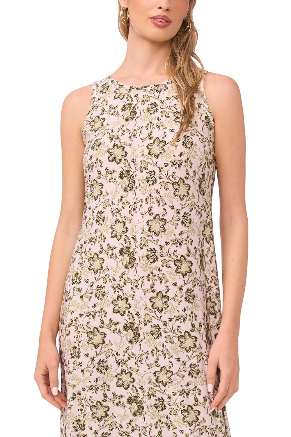 imageVince Camuto Womens Sleeveless Keyhole Back Maxi DressLily Green
