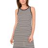 Vince Camuto Women’s Striped Maxi Dress(New Ivory)