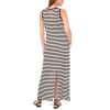 Vince Camuto Women’s Striped Maxi Dress(New Ivory)