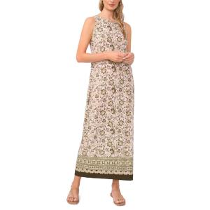 Vince Camuto Women’s Sleeveless Keyhole Back Maxi Dress(Lily Green)