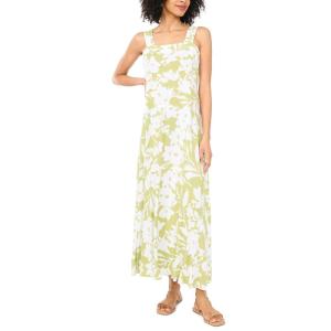 Vince Camuto Women’s Square Neck Maxi Dress(Flora Green)