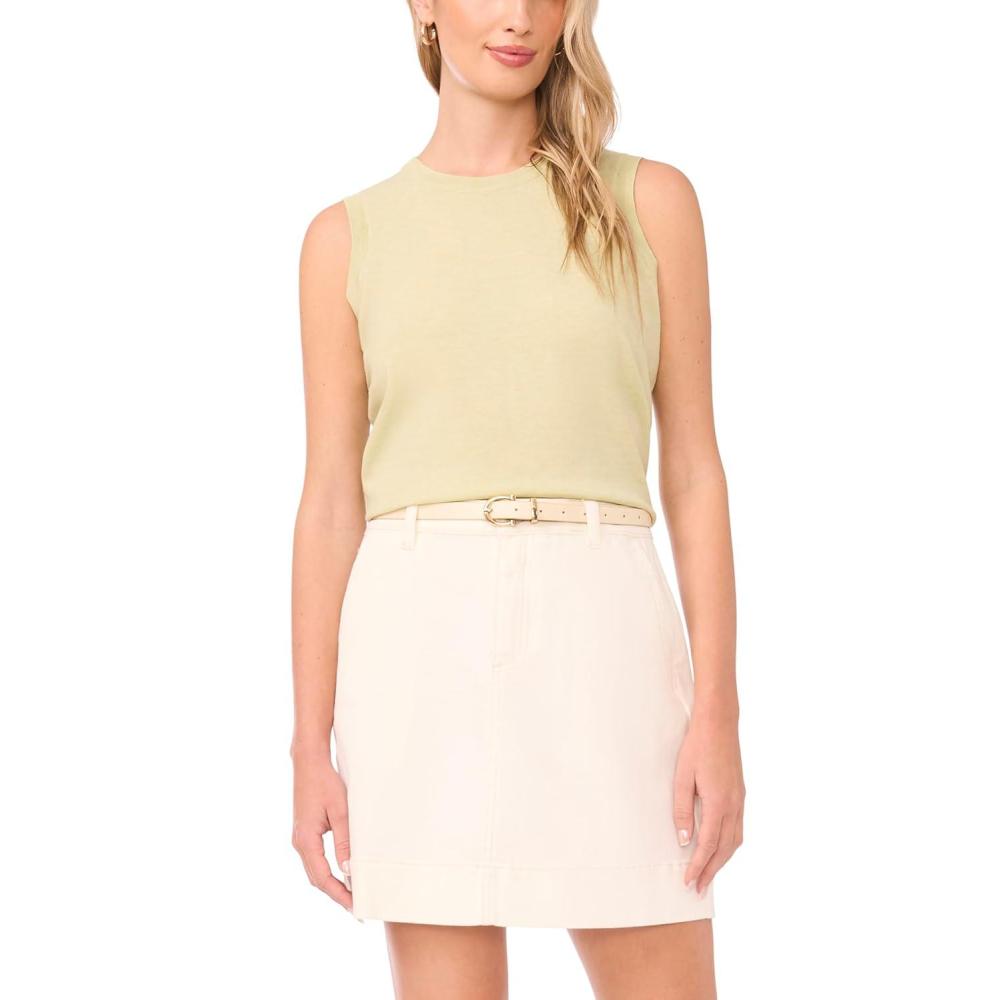 imageVince Camuto Womens Shell TankLily Green