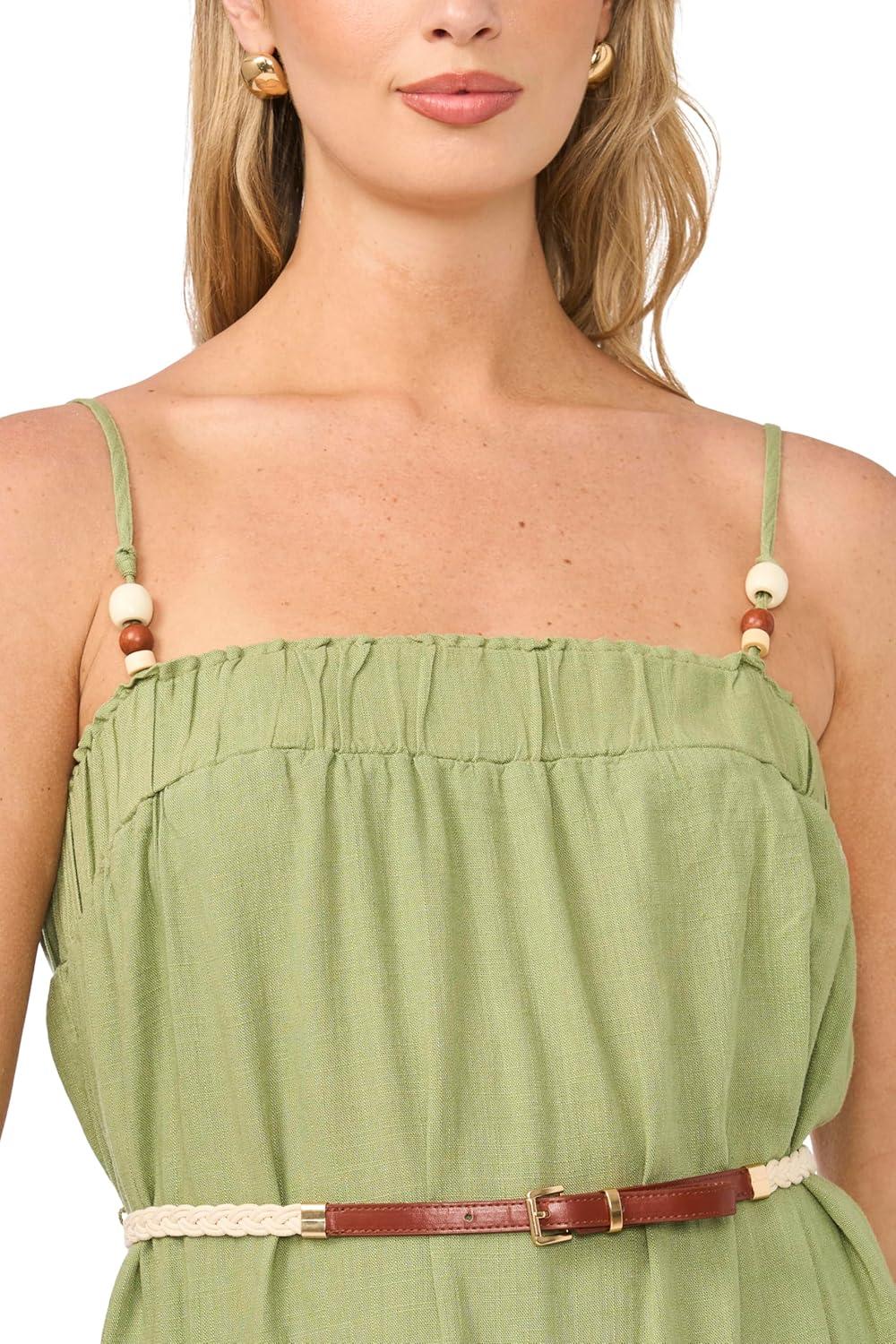imageVince Camuto Womens Sleeveless Aline Maxi DressSage