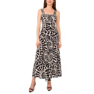 Vince Camuto Women’s Thick Strap Sleeveless Maxi Dress(Rich Black)
