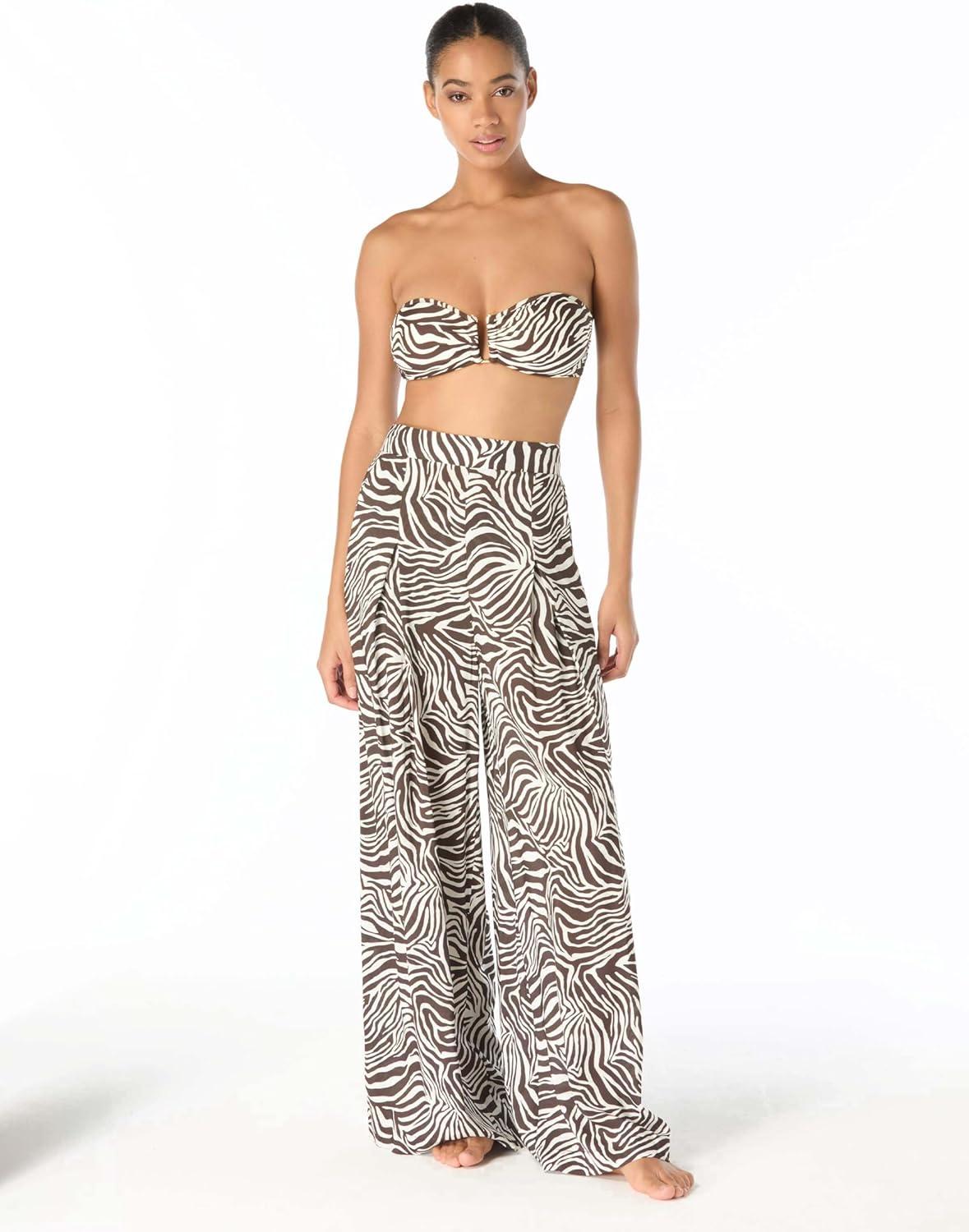 imageVince Camuto Womens Bandeau Bikini TopChocolate