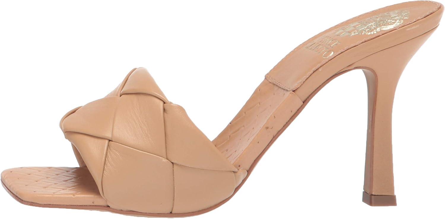 imageVince Camuto womens Brelanie Woven Strap Dress MuleDulce De Leche