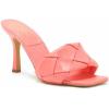 Vince Camuto womens Brelanie Woven Strap Dress Mule(Ultra Coral)