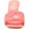 Vince Camuto womens Brelanie Woven Strap Dress Mule(Ultra Coral)