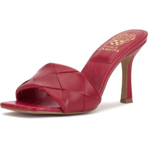 Vince Camuto womens Brelanie Woven Strap Dress Mule(Flame)