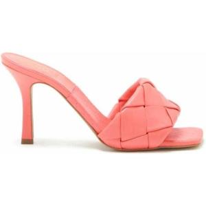 Vince Camuto womens Brelanie Woven Strap Dress Mule(Ultra Coral)