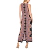 Vince Camuto Women’s Sleeveless Back Keyhole Maxi Dress(Rust)