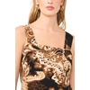 Vince Camuto Women’s Sleeveless Tiered Maxi Dress(Rich Black)