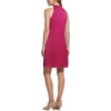 Vince Camuto Women’s Sleeveless Halter Tie Neck Shift Mini Dress(Pink)