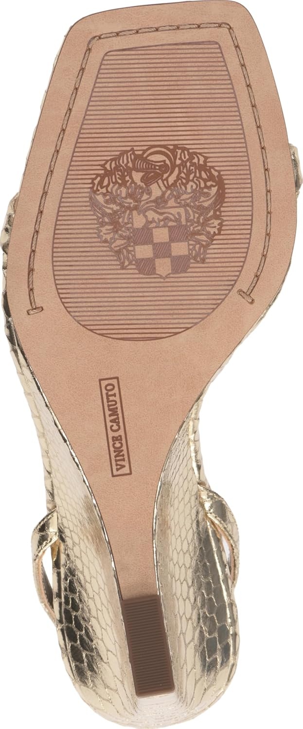image:imageVince Camuto Ambee Ankle Strap Wedge SandalsGold