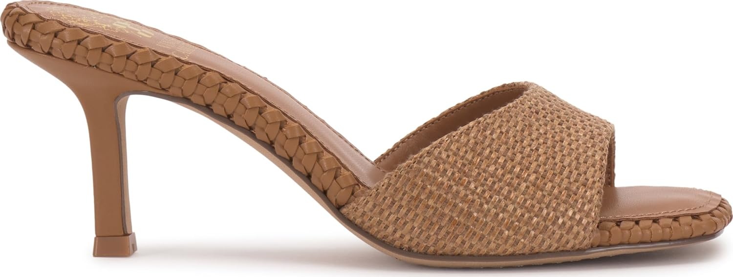 image:imageVince Camuto Emmla Stitched Mule SandalsGolden Walnut