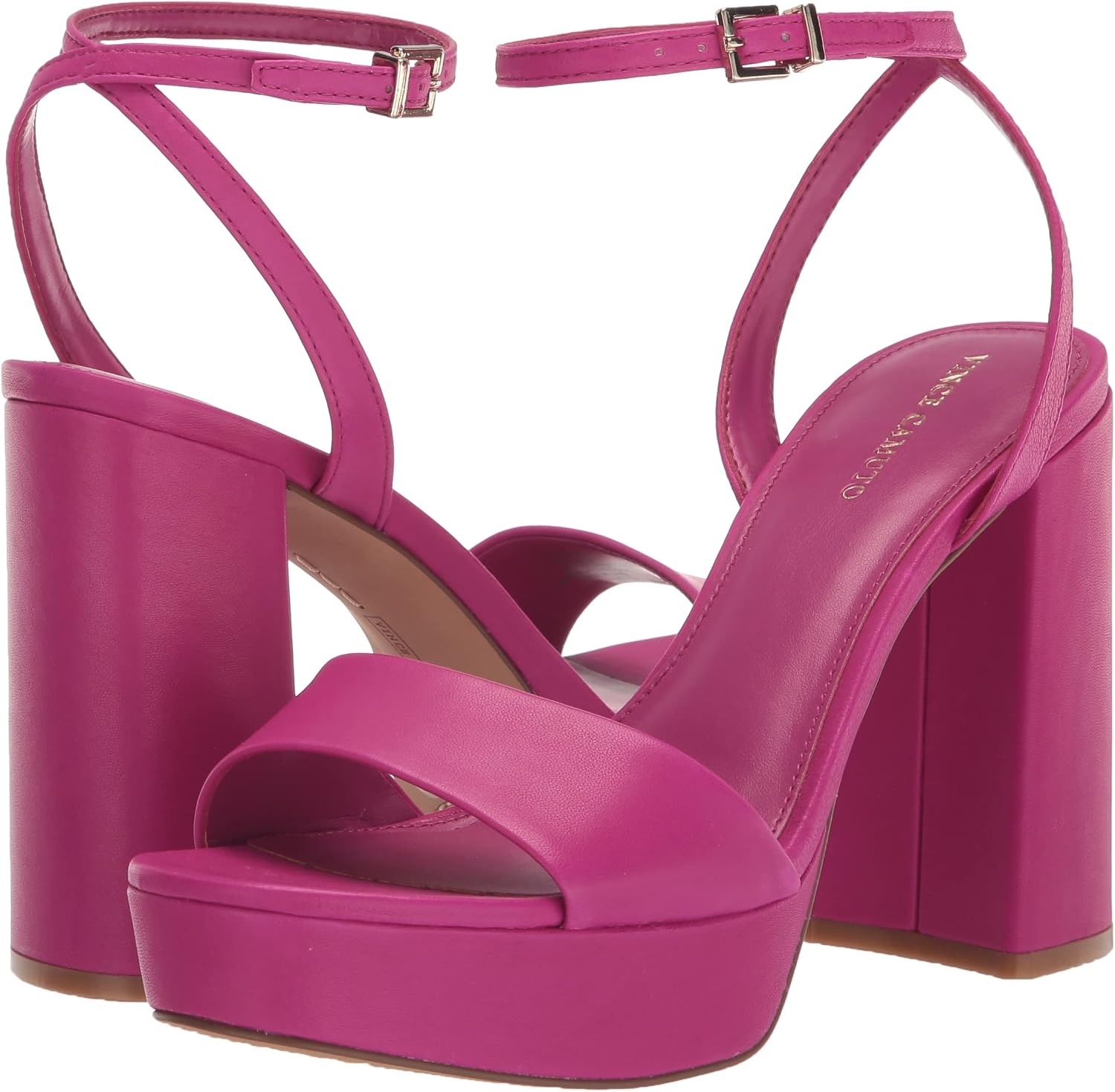 image:imageVince Camuto Pendry Quilted Platform SandalsVirtual Pink Leather