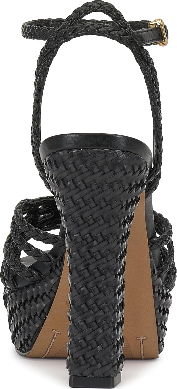 image:imageVince Camuto Samlee Strappy Platform High Heel SandalsBlack