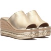 Vince Camuto Lierna Espadrille Wedge Platform Sandals(Egyptian Gold)