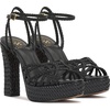Vince Camuto Samlee Strappy Platform High Heel Sandals(Black)