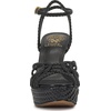 Vince Camuto Samlee Strappy Platform High Heel Sandals(Black)