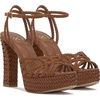 Vince Camuto Samlee Strappy Platform High Heel Sandals(Golden Walnut)