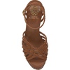 Vince Camuto Samlee Strappy Platform High Heel Sandals(Golden Walnut)