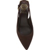 Vince Camuto Women’s Hamden Buckle Slingback Pumps Brownie 8.5 Medium