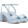 Vince Camuto Women’s Pendreya Platform Sandal, Light Blue, 12
