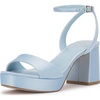 Vince Camuto Women’s Pendreya Platform Sandal, Light Blue, 12