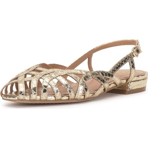 Vince Camuto Stiorra Strappy Flat Sandals(Gold)
