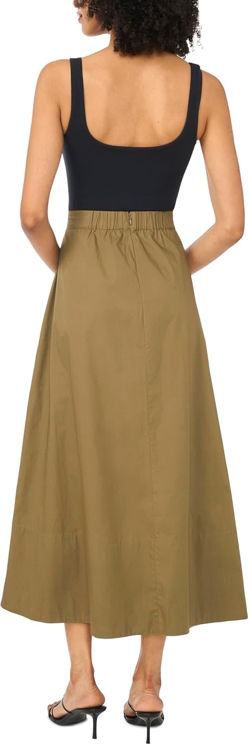 image:imageVince Camuto Womens Pull on Maxi SkirtBurnt Olive