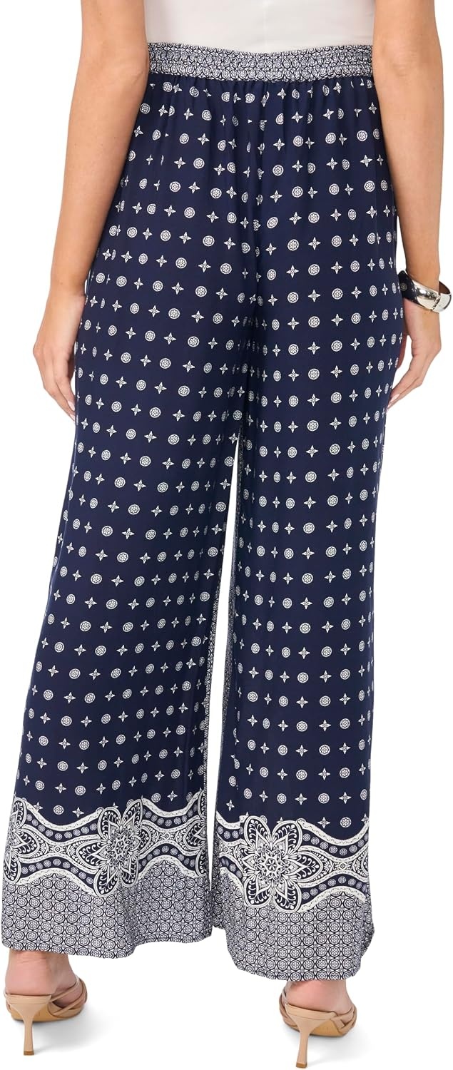 image:imageVince Camuto Womens Wide Leg Pull on PantClassic Navy