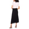 Vince Camuto Women’s Crochet Maxi Skirt(Rich Black)