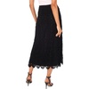 Vince Camuto Women’s Crochet Maxi Skirt(Rich Black)