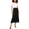 Vince Camuto Women’s Crochet Maxi Skirt(Rich Black)