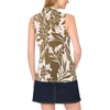 Vince Camuto Women’s Front Cross Over Wrap Sleeveless Tank Top(Burnt Olive)