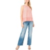 Vince Camuto Women’s Peplum Halter Neck Sleeveless Top(Lobster Red)