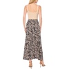 Vince Camuto Women’s Printed Maxi Pull on Skirt(Rich Black)