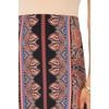 Vince Camuto Women’s Printed Pull on Maxi Skirt(Rust)