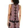 Vince Camuto Women’s Printed Sleeveless Tank Top(Rust)