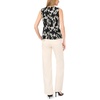 Vince Camuto Women’s Printed Sleeveless Top(Rich Black)