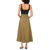 Vince Camuto Women’s Pull on Maxi Skirt(Burnt Olive)