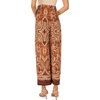 Vince Camuto Women’s Pull on Wide Leg Pant(Rust)