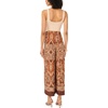 Vince Camuto Women’s Pull on Wide Leg Pant(Rust)