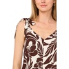Vince Camuto Women’s Sleeveless Tie Strap Wide Leg Jumpsuit(Mocha)