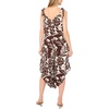 Vince Camuto Women’s Sleeveless Tie Strap Wide Leg Jumpsuit(Mocha)