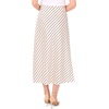 Vince Camuto Women’s Striped Bias Skirt(New Ivory)
