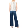 Vince Camuto Women’s Striped Sleeveless Crew Neck Blouse(Classic Navy)