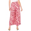 Vince Camuto Women’s Wide Leg Gathered Pants(Cherry Red)