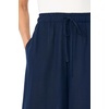 Vince Camuto Women’s Wide Leg Gathered Pants(Classic Navy)